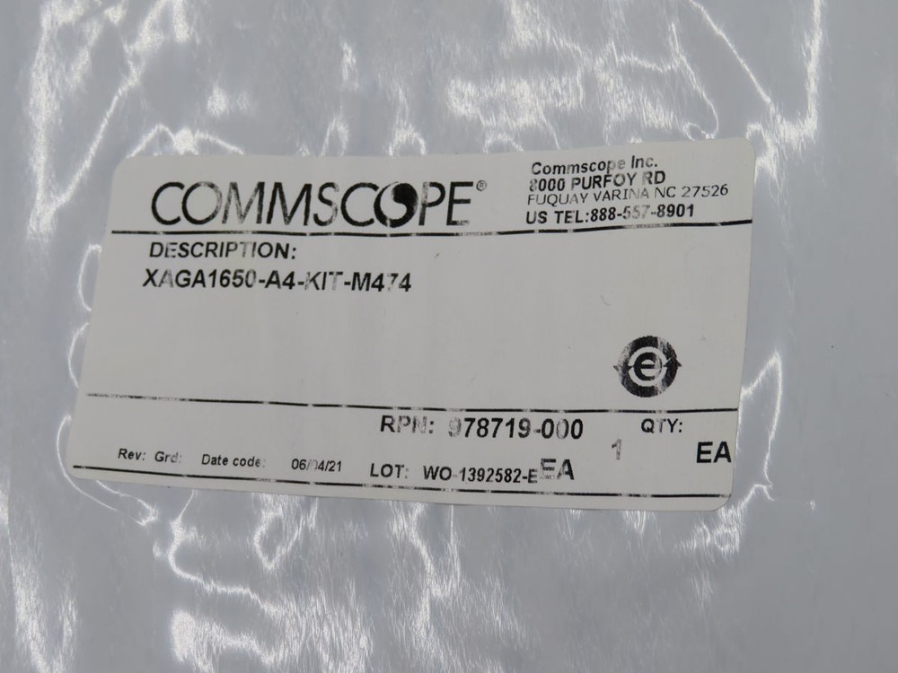 COMMSCOPE 978719-000 COPPER CLOSURE T257403
