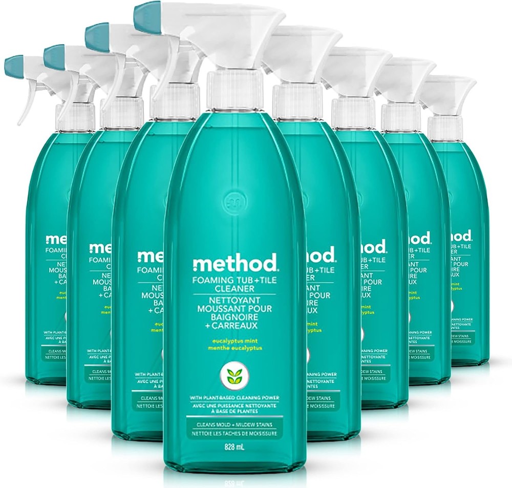 Method Foing Tub + Tile Cleaner, Cleans  + Mildew Stains, Eucalyptus
