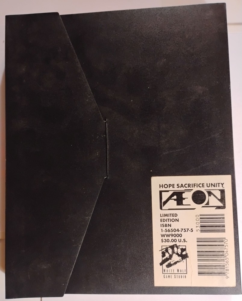 Æon (Trinity) Limited Edition Core Rulebook (1997) Spiral Slipcase