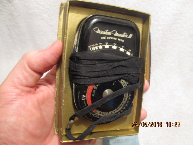 Vtg. Weston Master II Cine Exposure Meter Model 736 Original Box & Instructions