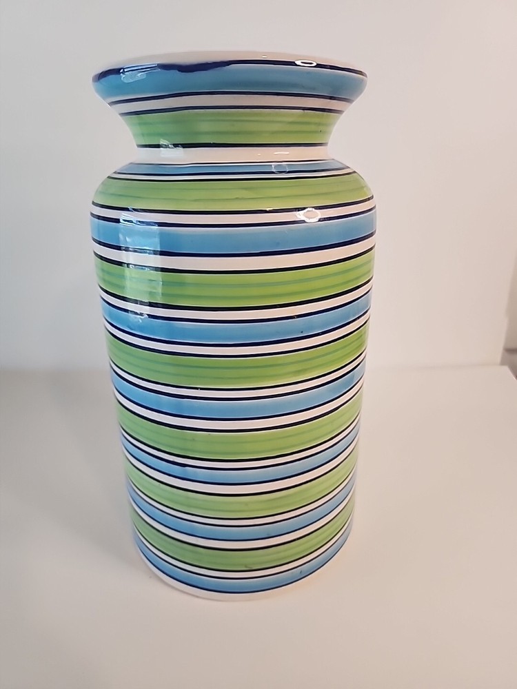 Artisan Hand Painted Ceramic Vase