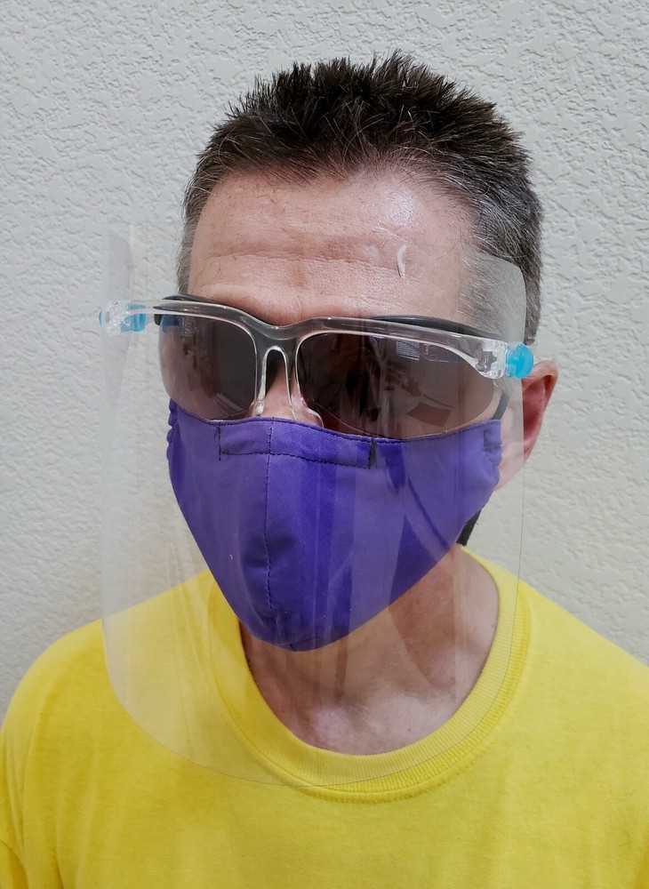Protective Clear Face Shield Ready to Ship in USA