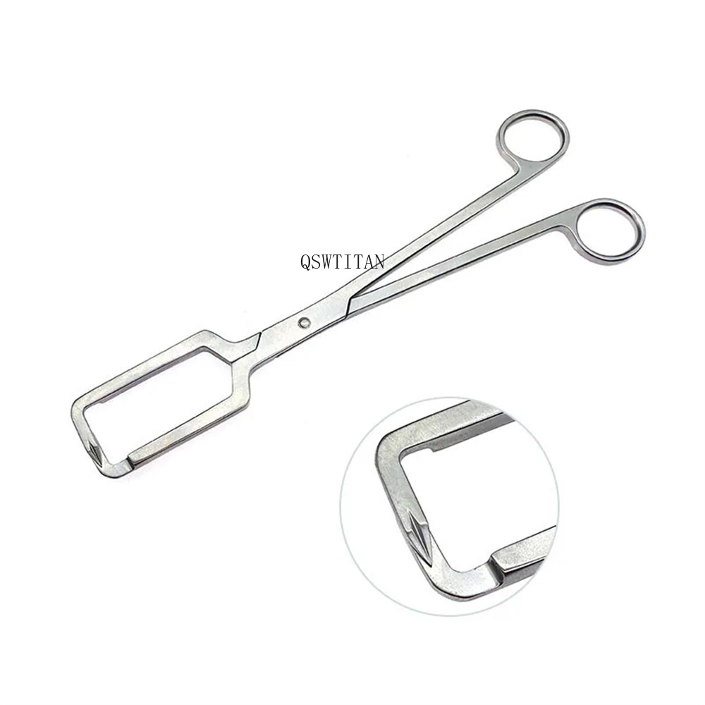 Orthopedic spinous process drilling forceps hole puncher for spinous process