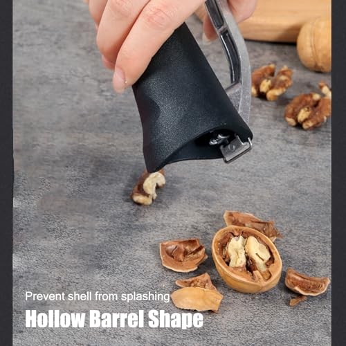 Nutcracker, Heavy duty Nut Crackers Walnut Cracker with Non slip Handle