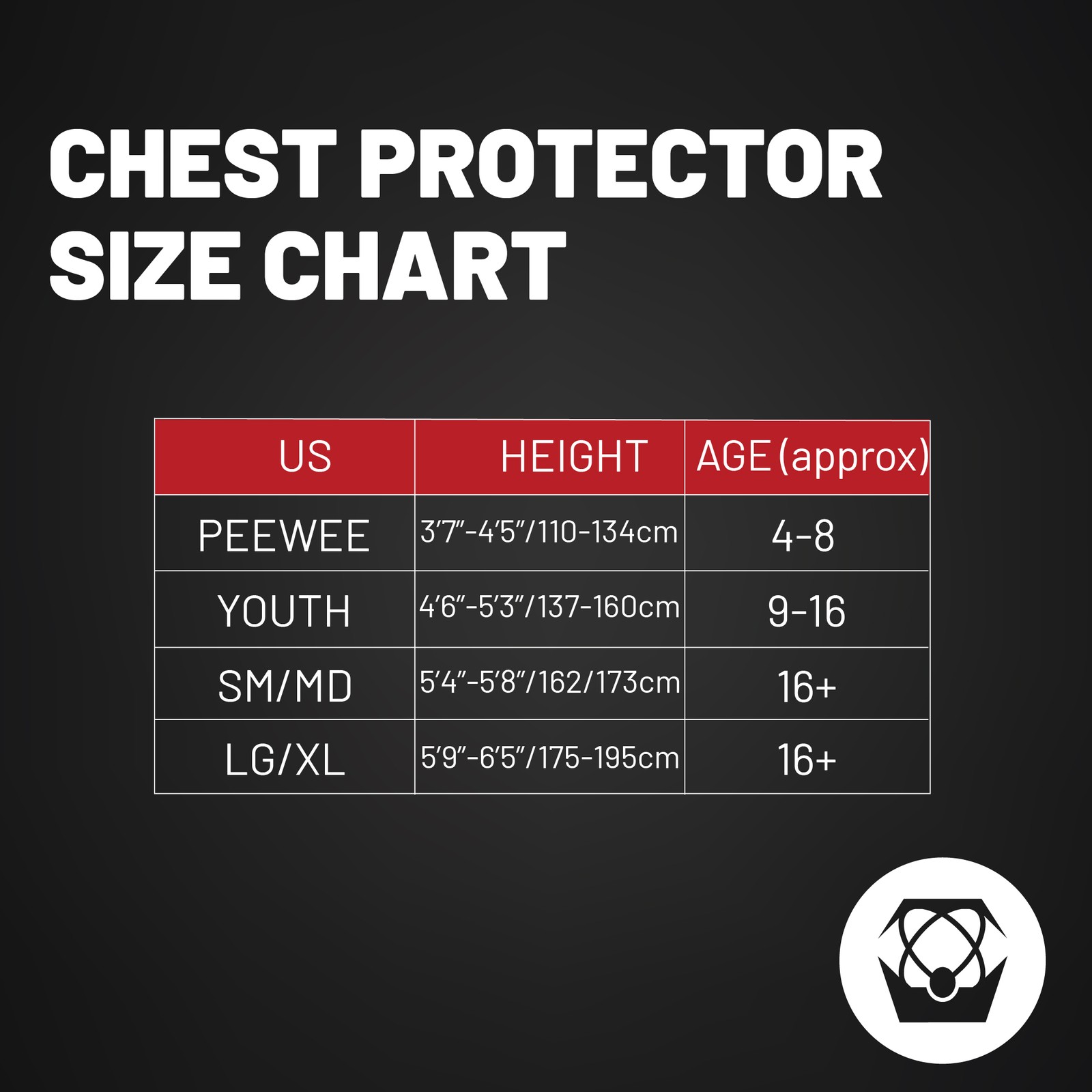 Atlas Charger PeeWee White - Lightweight Chest Protector for Motocross & BMX