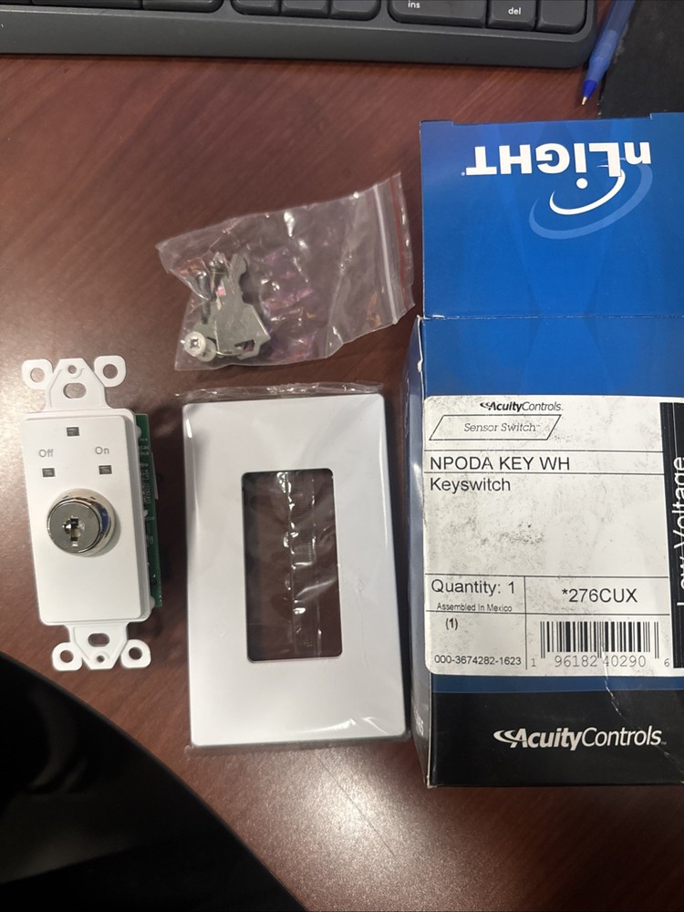 Acuity nLight NPODA KEY WH Keyswitch Low Voltage