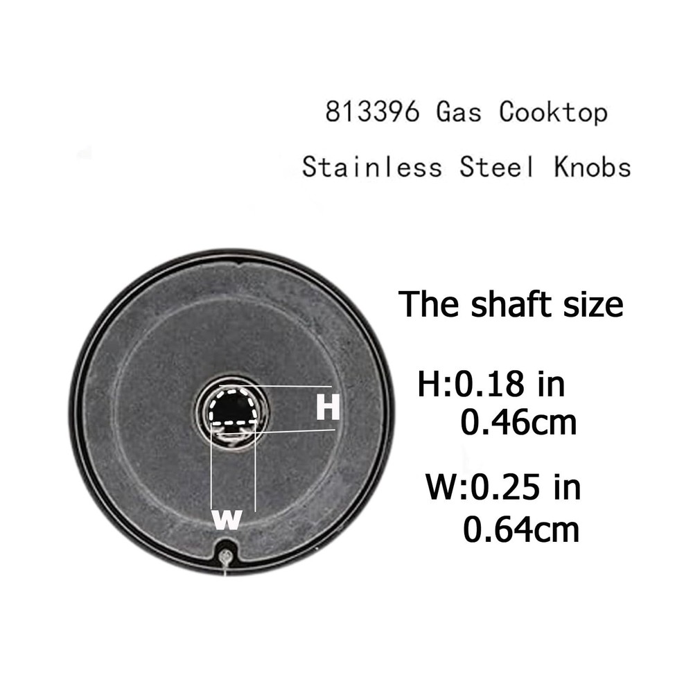 5 Pack Wolf Stove Knobs Replacement Stainless Steel Gas Cooktop Control Knobs US