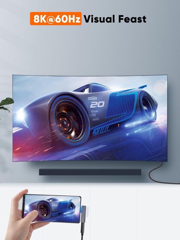 CableCreation 90 Degree USB C Adapter 2 Pack, Right Angle 2PCS, Space Gray