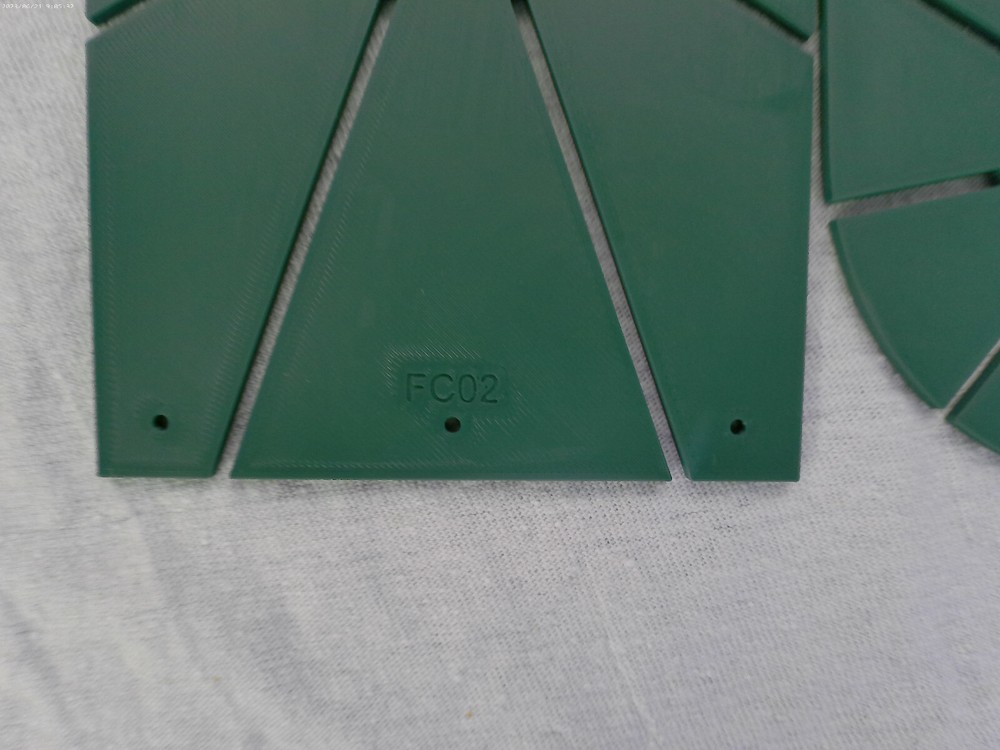 LOT 0F 2 WEB-PANCAKE FLAT COIL FORMS FOR PROJECTS (175 X 125 MM)