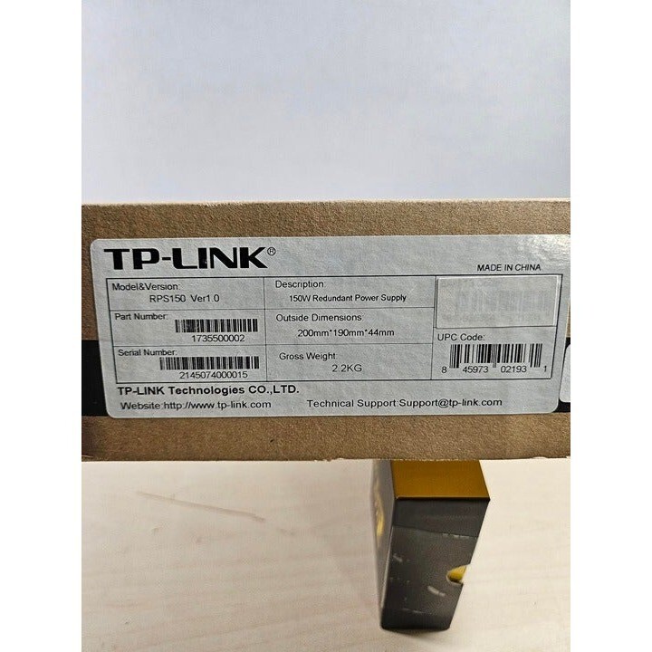 TP LINK Tech Co RPS150 TP-LINK Redundant Power Supply