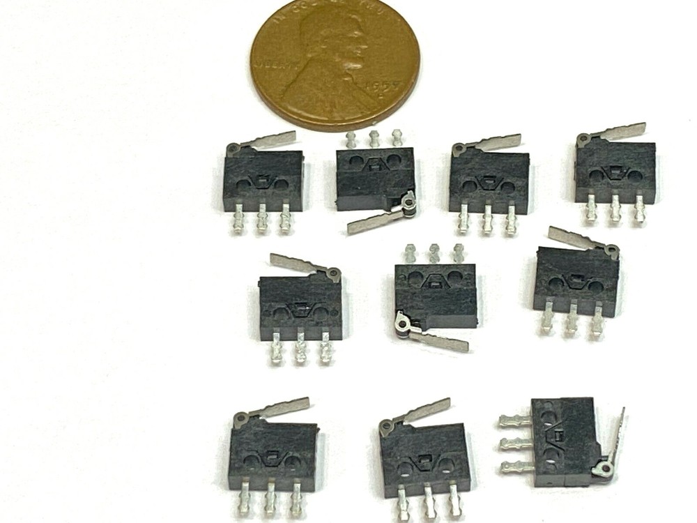 10 Piece MX-1205 NC NO Microswitch Reset mini small Micro Limit Switch Lever