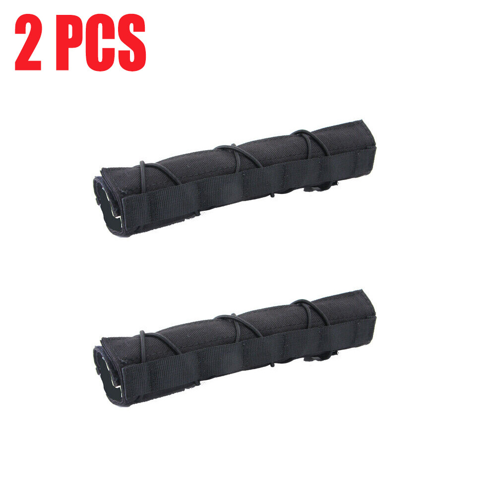 2PCS Military Silencers Protective Cover Tactical Suppressor Mirages Gun Shield