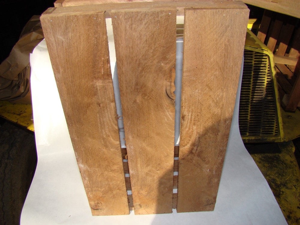 1/2 Bushel Black Walnut Decorative Crate