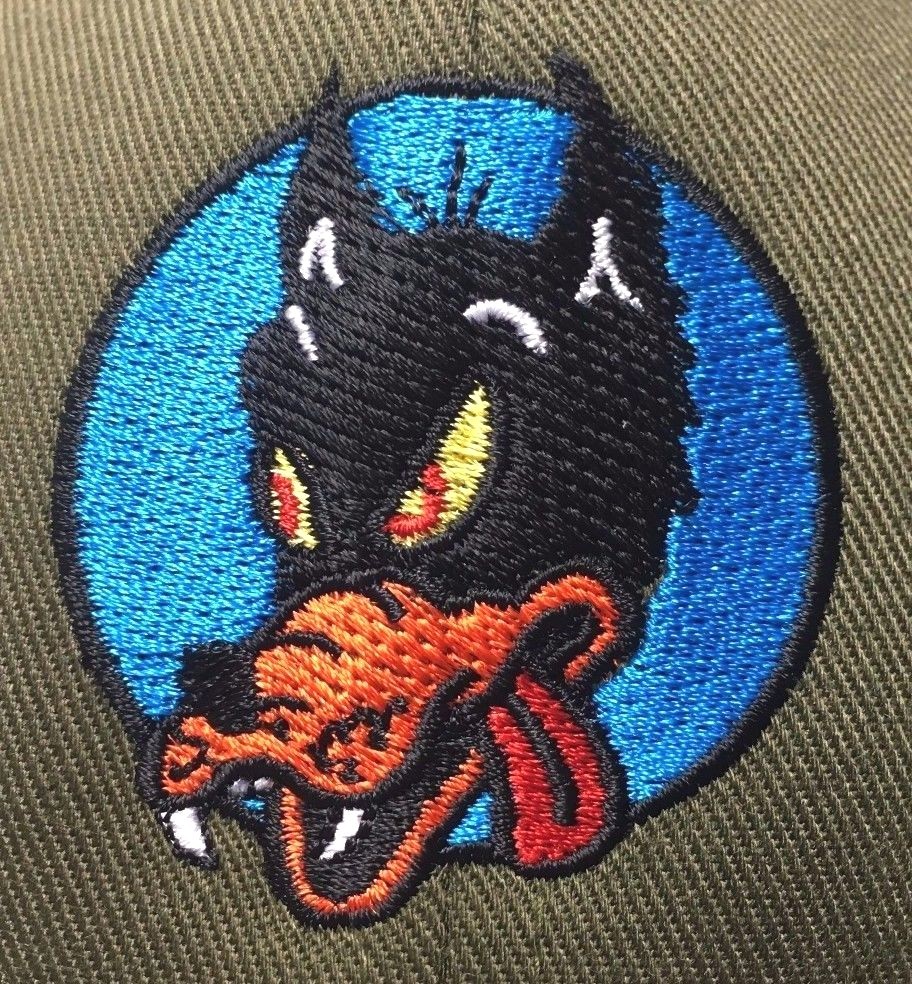 Grateful Dead Wolf Embroidered Flexfit Ball Cap Black, Navy or Olive S/M L/XL 2X