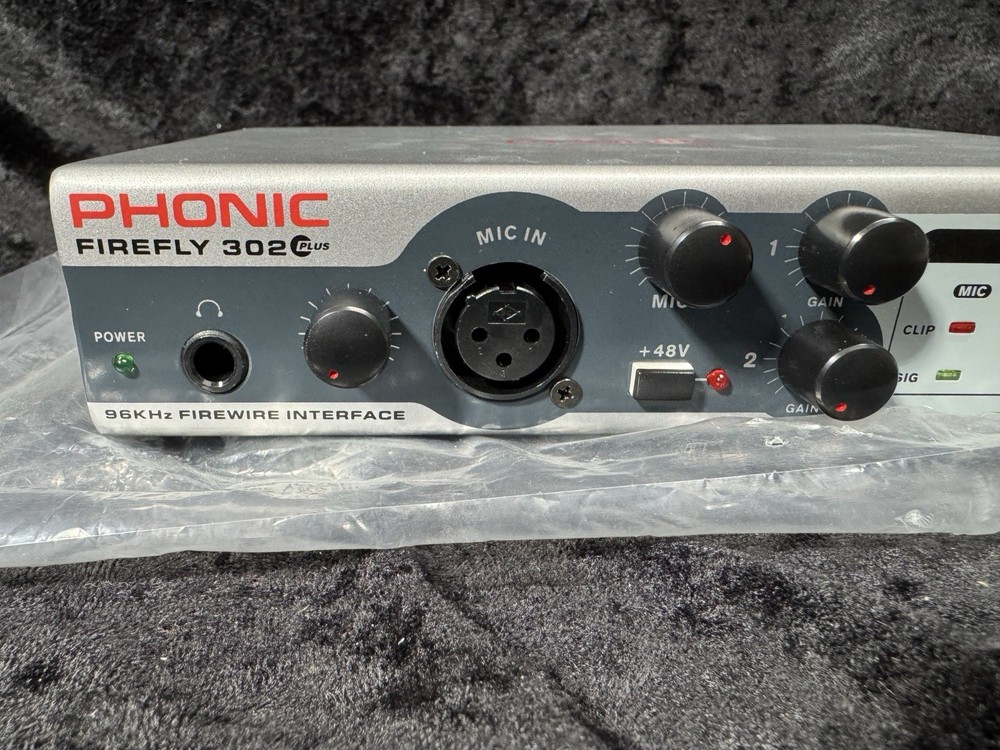 Phonic Firefly 302 Plus Portable Firewire Audio Interface T3 **NEW..!!
