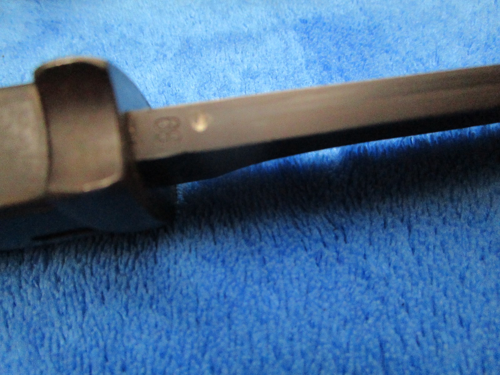 ORIGINAL WW2 GERMAN F.HERDER 1939 BAYONET AND SCABBARD WITH FROG MATCHING NUMBER