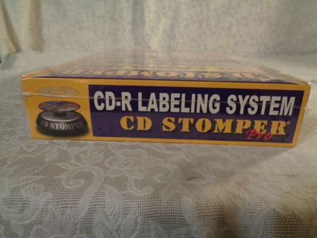CD Stomper Pro CD Labeling System Complete PC & Mac Vintage 1999 NEW SEALED