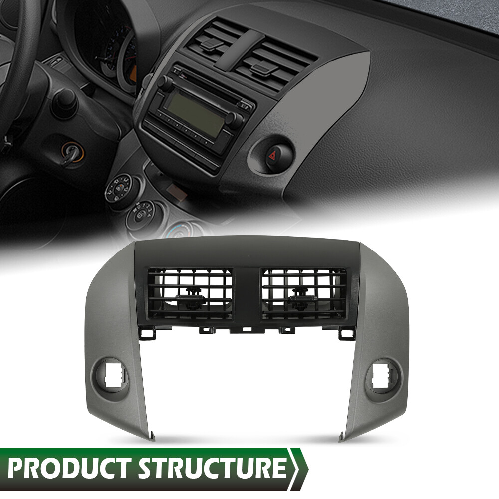 Fit For 2006-2012 Toyota RAV4 Center Dash A/C Vents Panel Trim Bezel 55663-42020