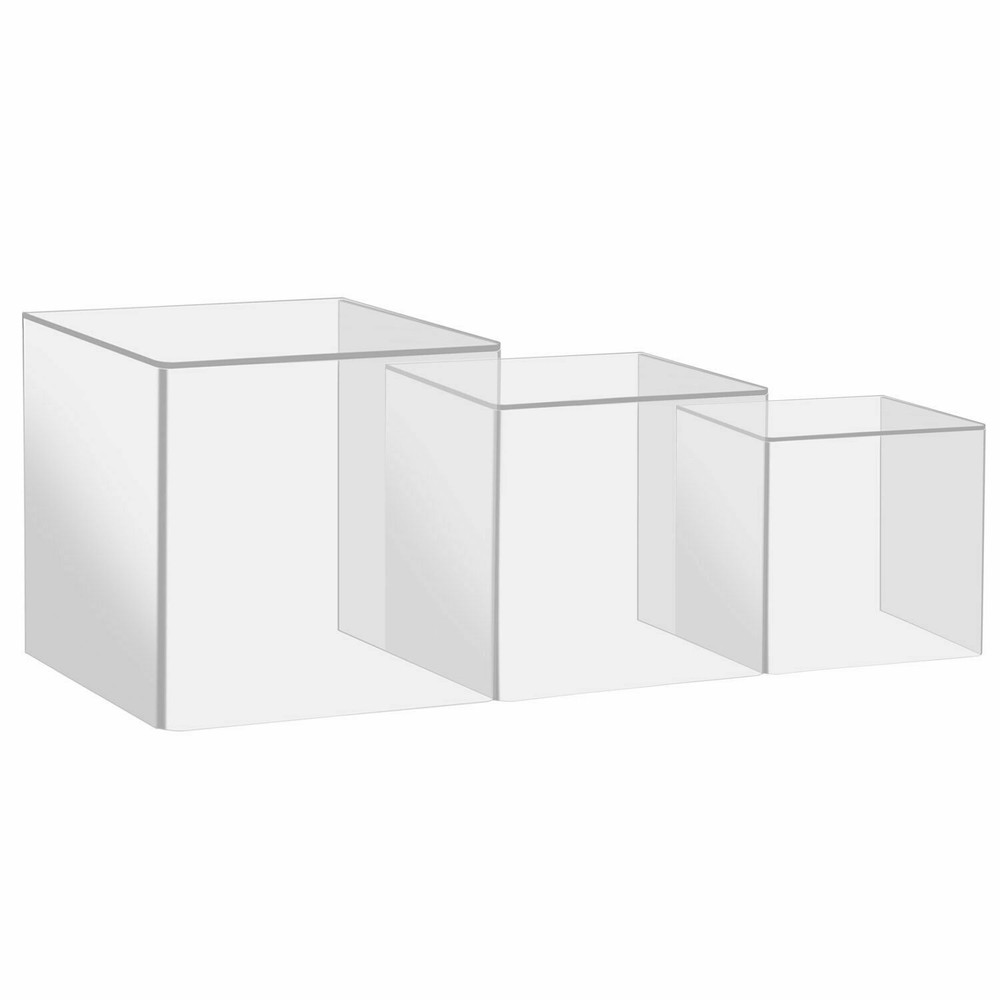 3“-5”Acrylic Display Case Small Medium Large Clear Acrylic Box Dust Proof