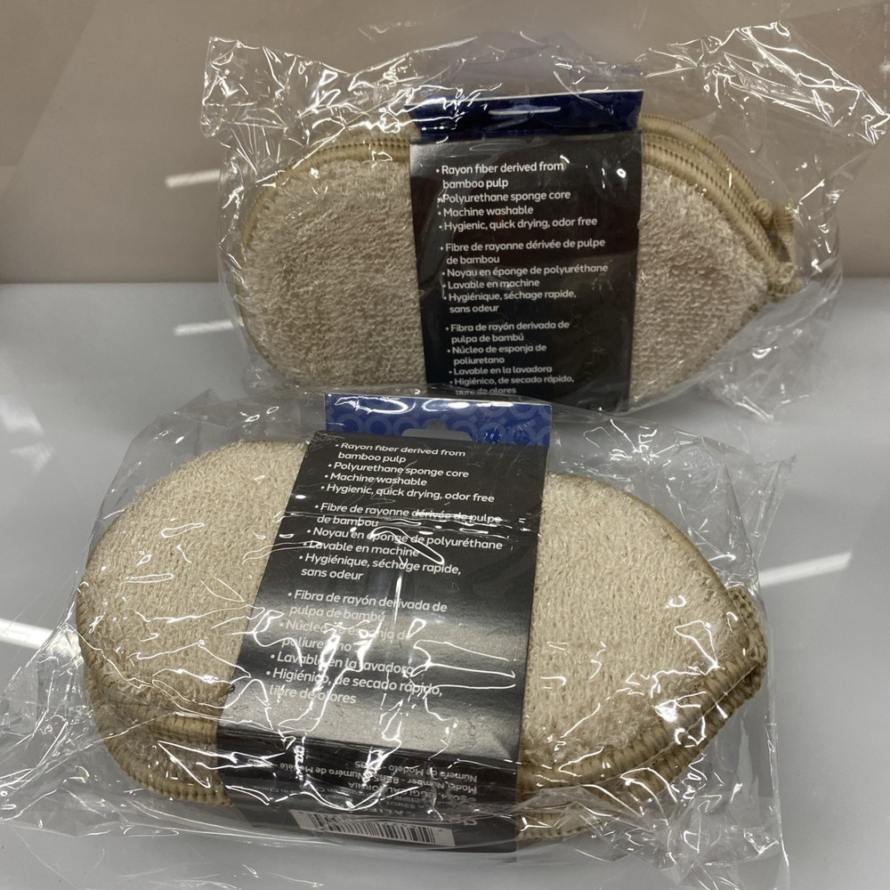 2X Oggi S/3 Bamboo Kitchen Sponge, Sink