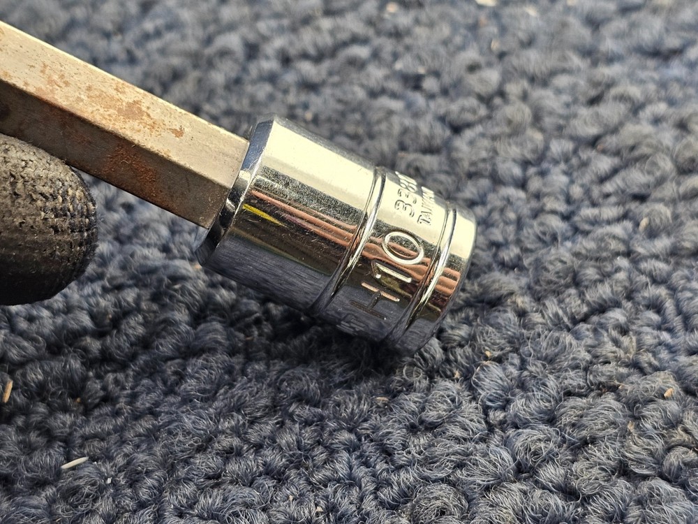 (QTY 2) KOBALT H8 & H10 Ball Hex Bit Socket Long
