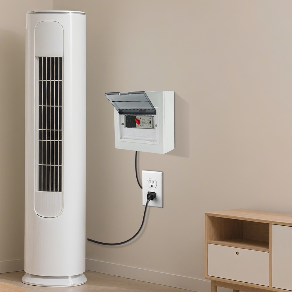 110V Automatic Transfer Switch, 3P 100A Transfer Switch Wall-mounted 24000W