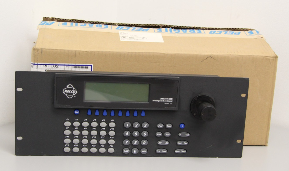 Pelco CM9760-KBR Full Function Variable Speed PTZ Keyboard