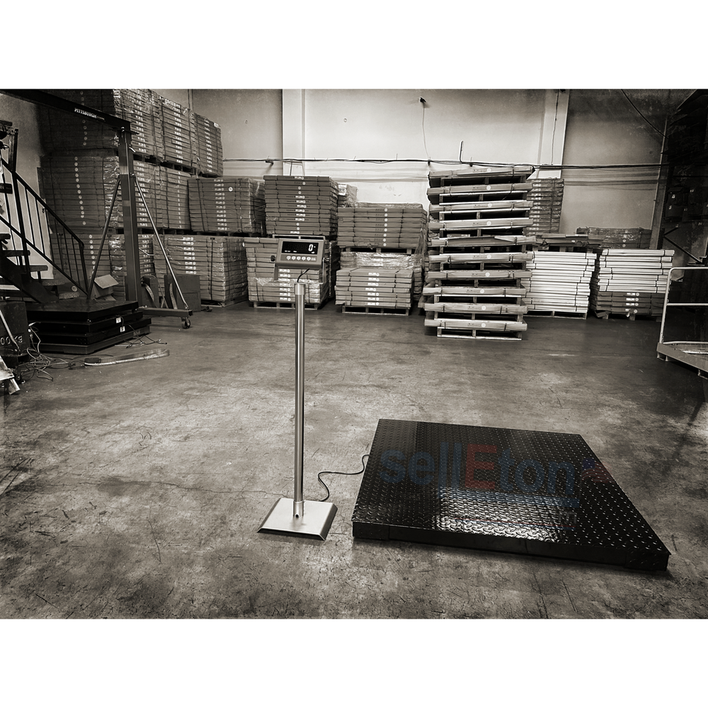 Industrial Floor Scale Advanced Weighing Solution with Data Transfer 1000x .2 lb