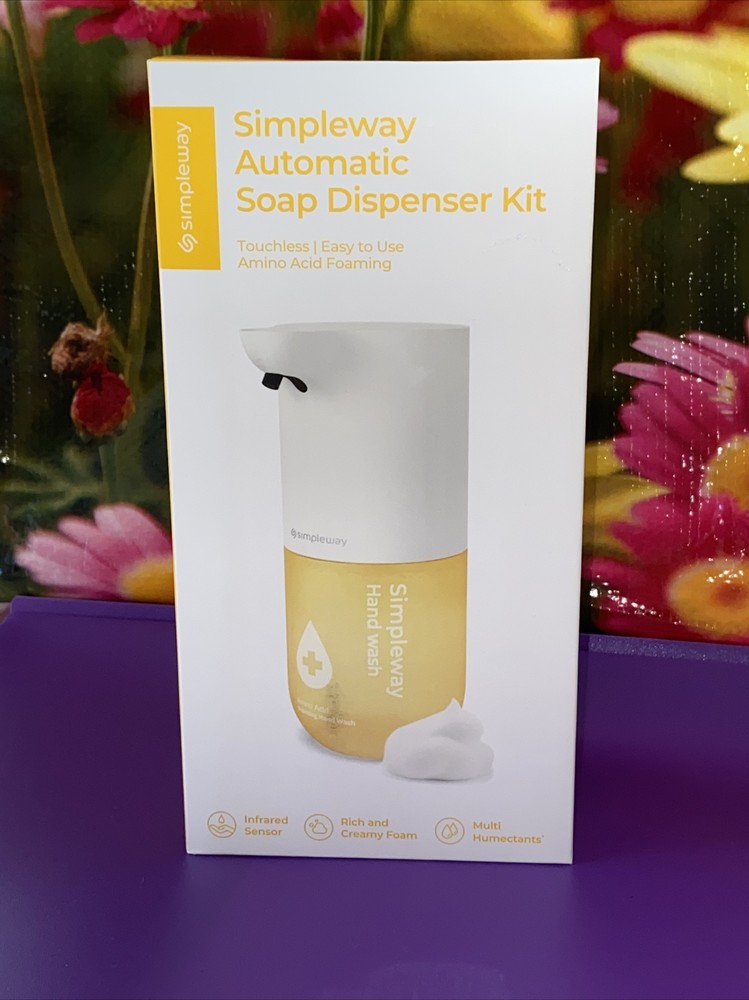SIMPLEWAY 300ml Touchless Motion Sensor Automatic Foaming Soap Dispenser Kit