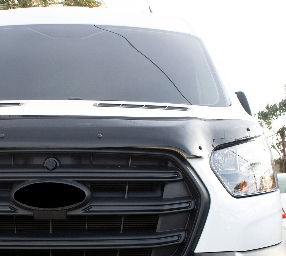 Hood Deflector Guard | Front Bug Shield Compatible for Ford Transit 2019-2024