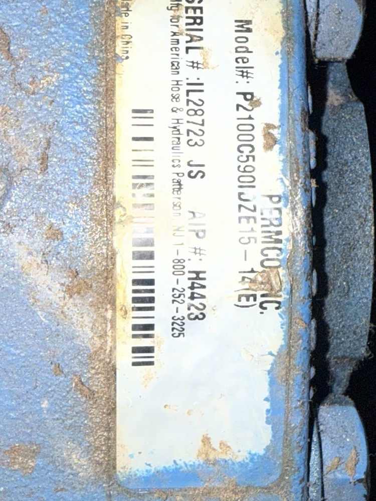 Permco hydraulic pump