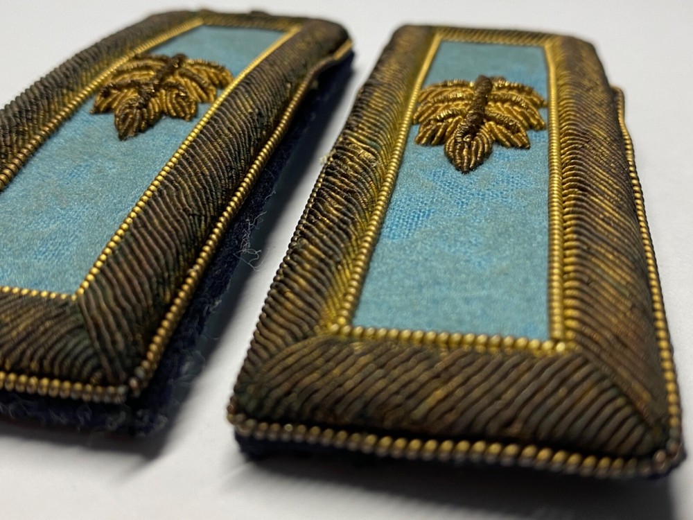INDIAN WARS, PATTERN 1851, MAJOR, INFANTRY, SHOULDER STRAPS, MATCHED SET