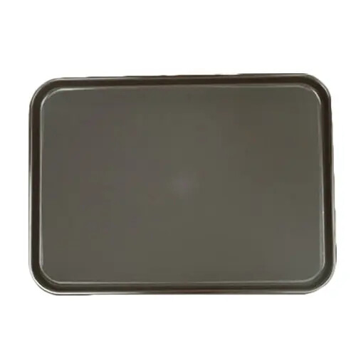 Thunder Group PLRT1612 16" x 12" Black Slip Resistant Serving Tray