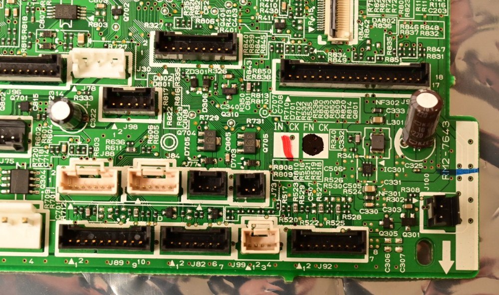 HP LaserJet Enterprise M604, M605, M606 DC Controller Board RM2-7643
