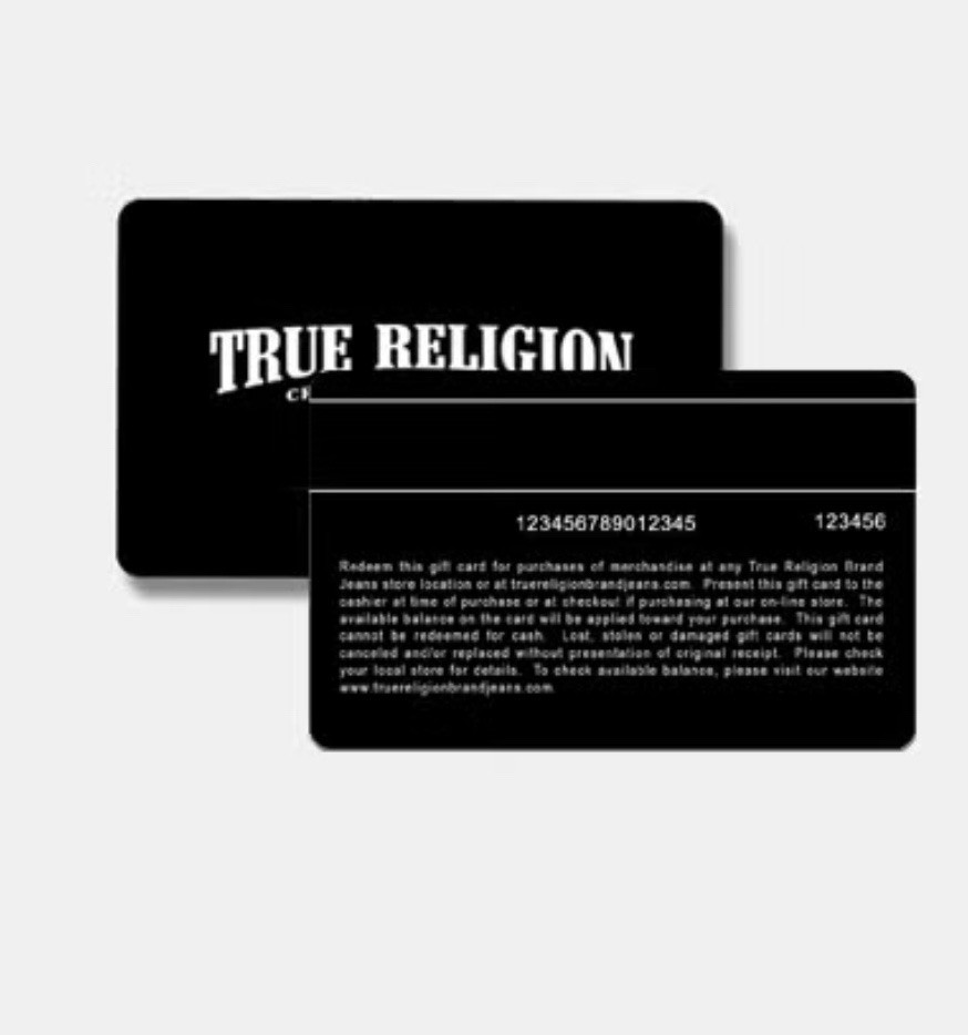 True Religion Electronic Gift card