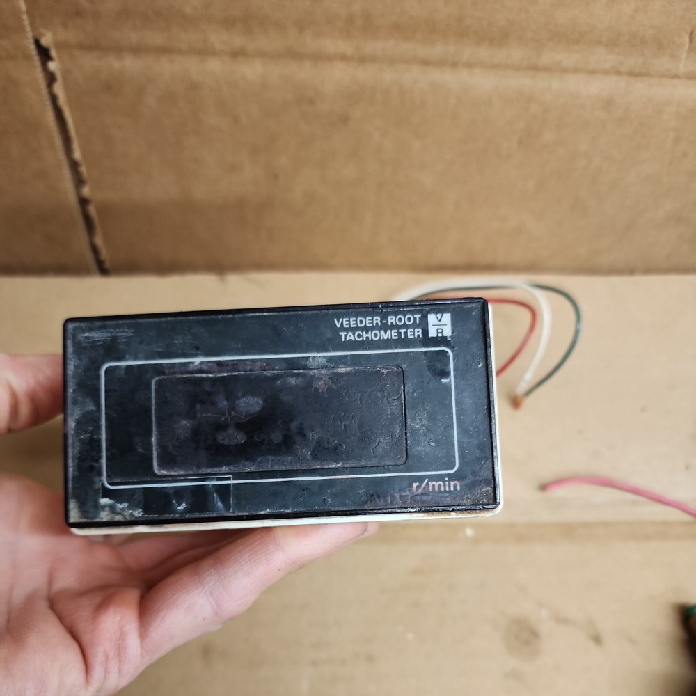 VEEDER-ROOT C34234 891E TACHOMETER Screen HAS SOME DISCOLORATION