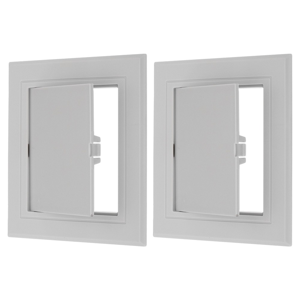 5x5 Inch(115x115mm) Removable Hinged Access Panel, 2 Pcs Access Doors, Grey