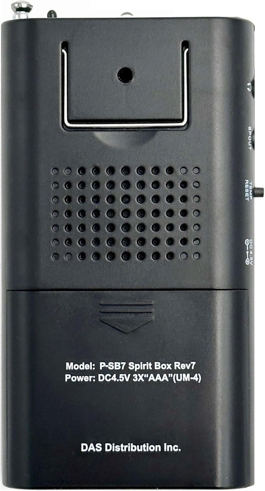 Compact Ghost Hunting P- Spirit Box - Bluetooth & Built-In Flashlight Features