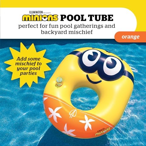 BigMouth Giant Minions Inflatable Pool Float, Inflatable Orange Trunks