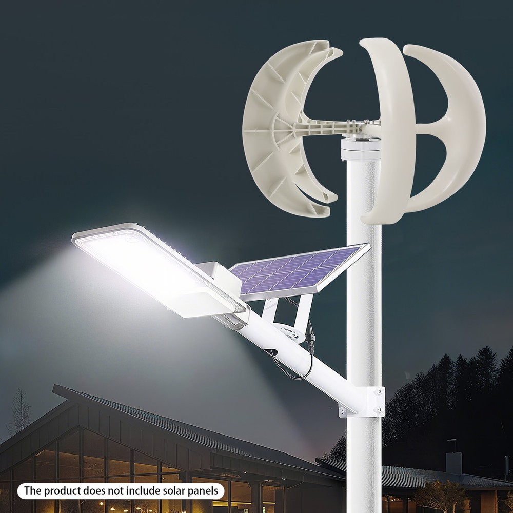 600W 24V Vertical Axis Wind Power Turbine Generator Controller Home Windmill