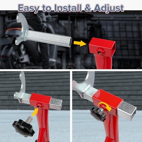 Spool Lift Stand Attachments for Rear Sportbike Motorcycle Stands U