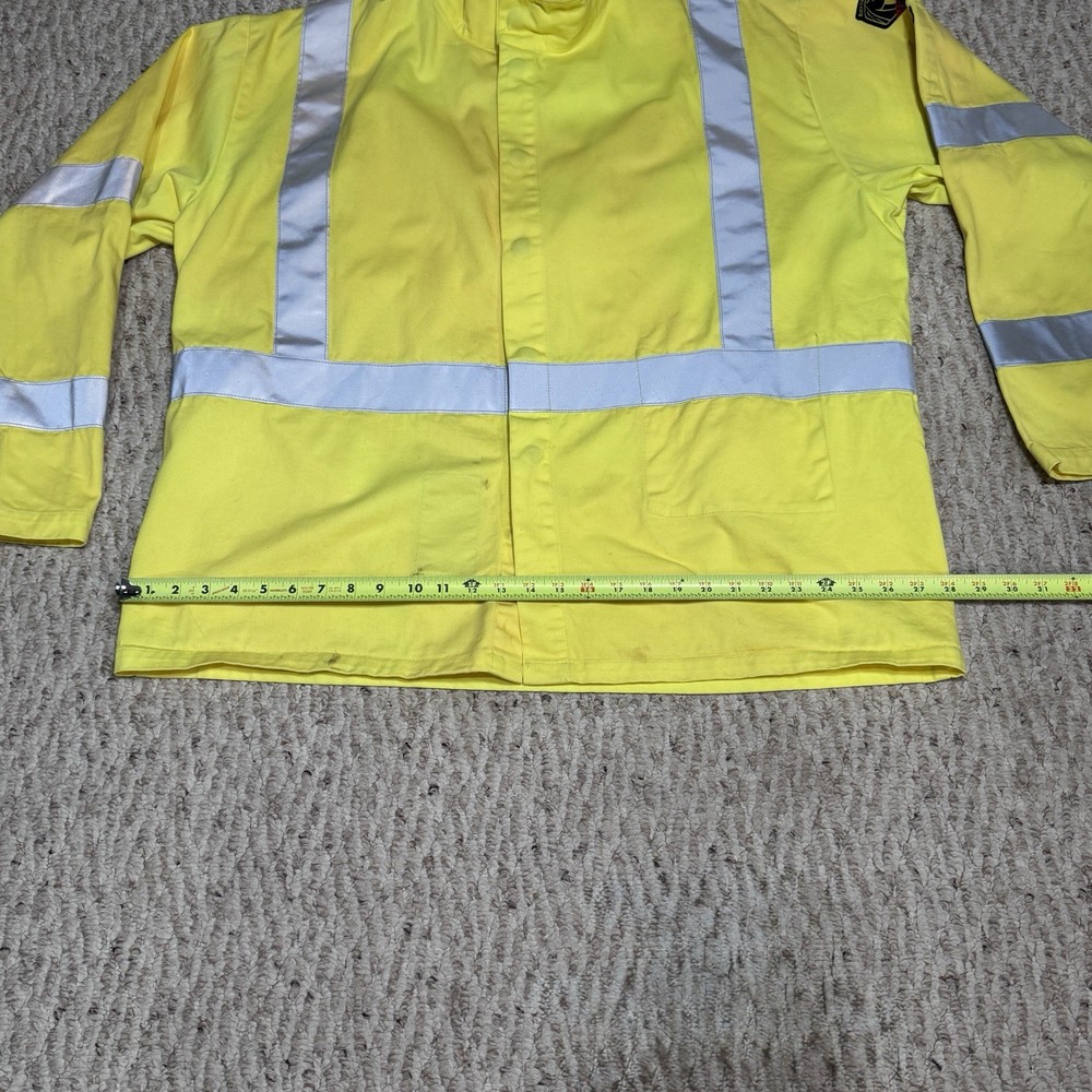 Black Stallion 2XL Yellow Fire Resistant Jacket
