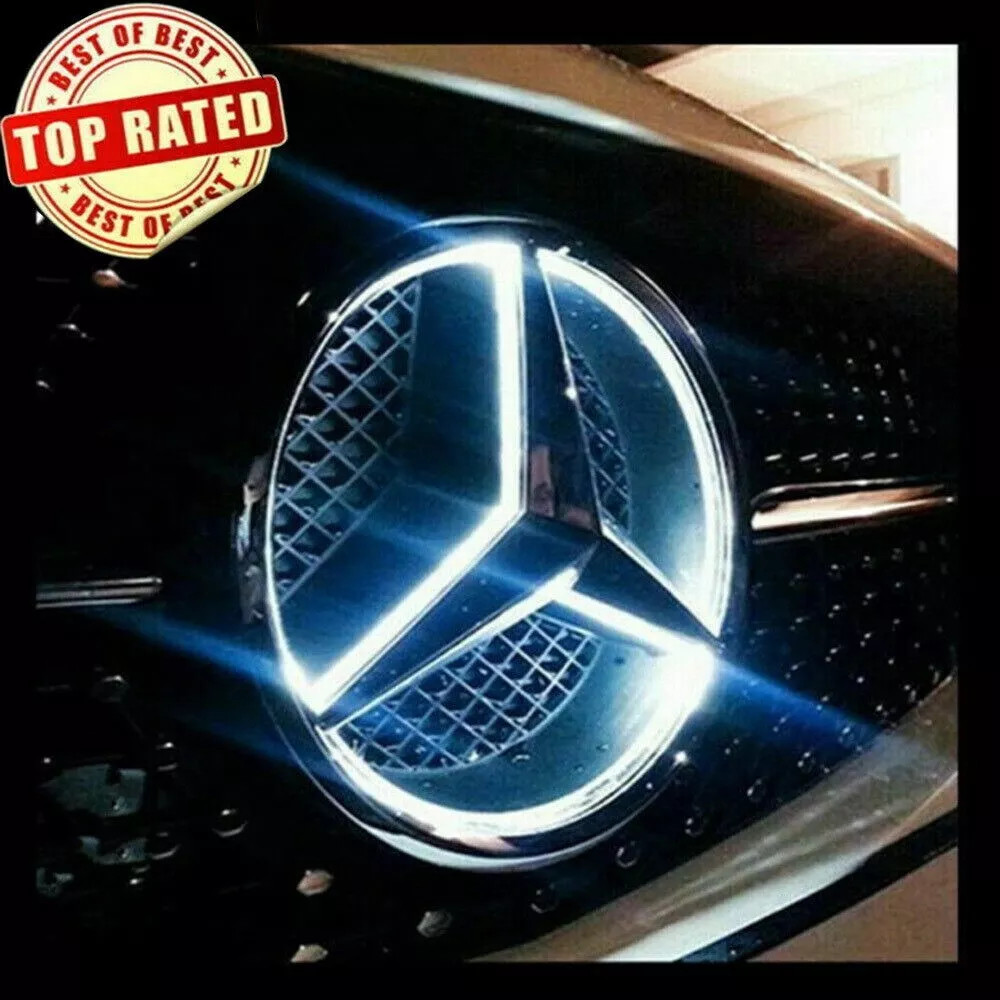 For 2011-2018 Mercedes Benz Illuminated Star Badge Front LED Grill Star Emblem