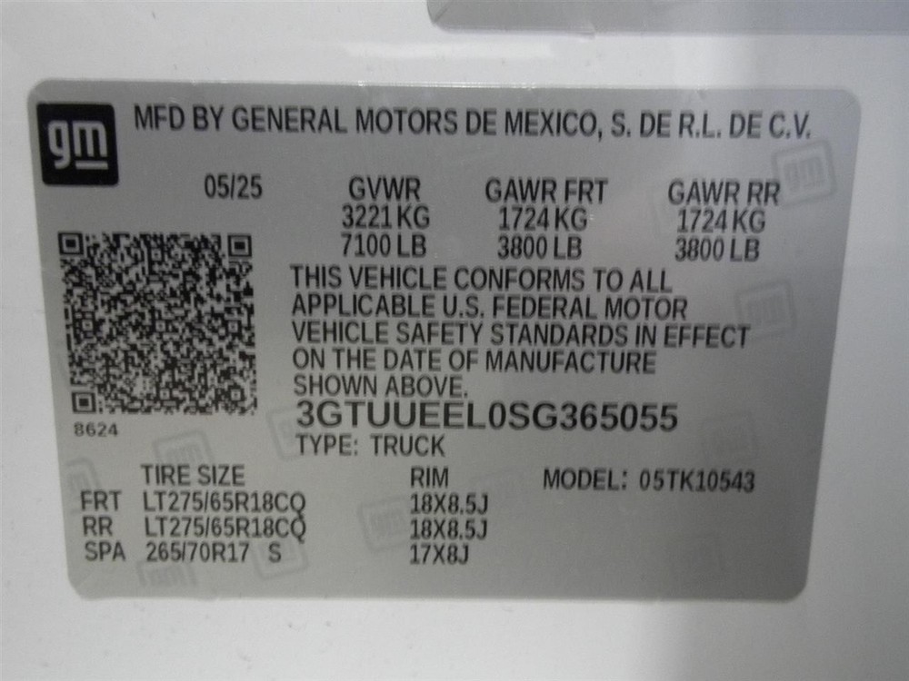 GMC Sierra 1500 Pickup 2024-2025 Video Processing Camera Control Module 083