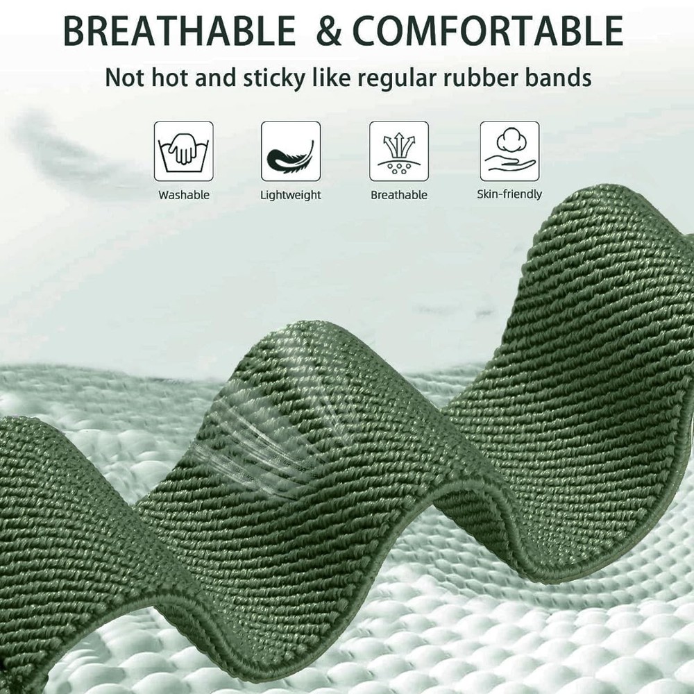 5-Pack Nylon Elastic Watch Bands for Fitbit Charge 5/6 Loop Strap