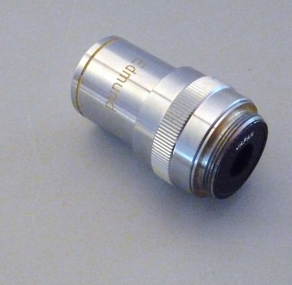 EDMUND DIN 10 / 0.25 MICROSCOPE OBJECTIVE 10X MAG