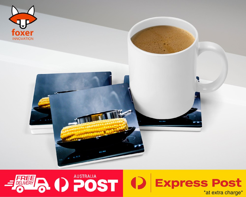 COASTER COFFEE DRINKING MAT|YUMMY YELLOW CORN COB VEGETABLE