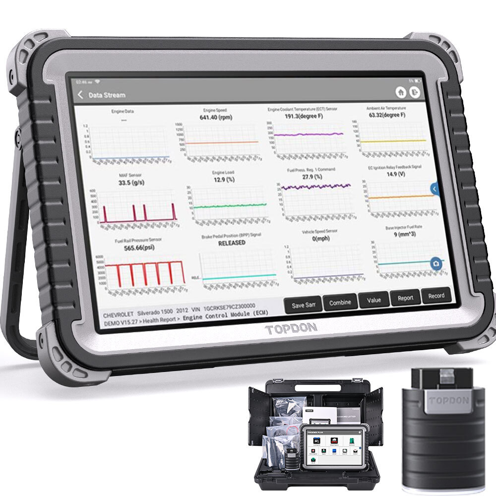 2026 TOPDON Phoenix Plus Bidirectional Car OBD Diagnostic Scanner €CU Coding