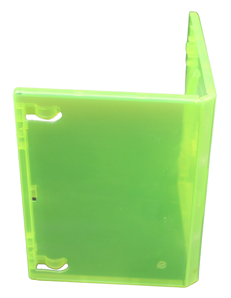 Microsoft XBOX 360 Translucent Green 14mm Replacement Video Game Cases 5 Pack