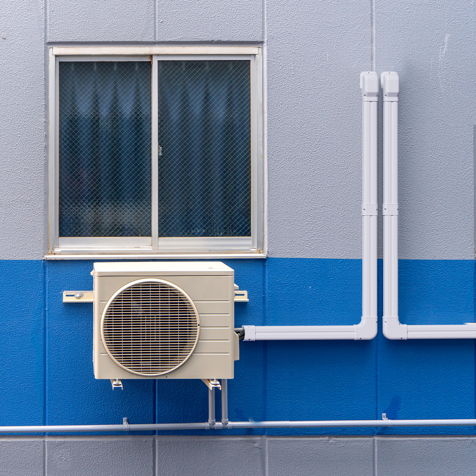 VEVOR 3" W 15.8Ft Line Set Cover Kit For Mini Split/Central Air Conditioner PVC